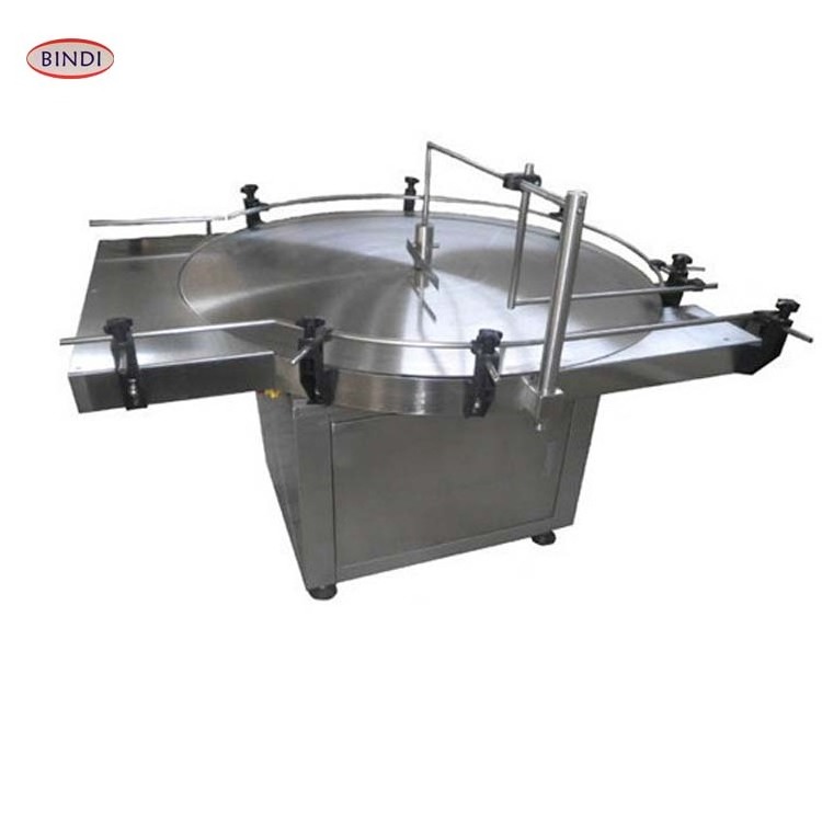 China supplier Rotary Bottle Feeding Table For Bottle Unscrambler Feeding