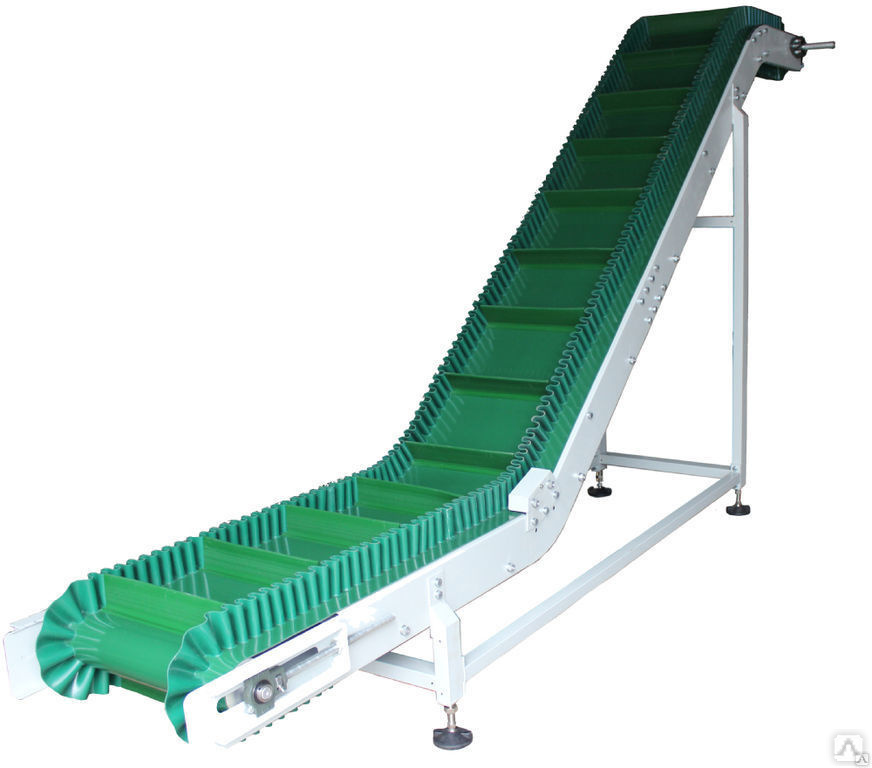 Customized PVC Green Belt Conveyor For Bulk Handling Industry