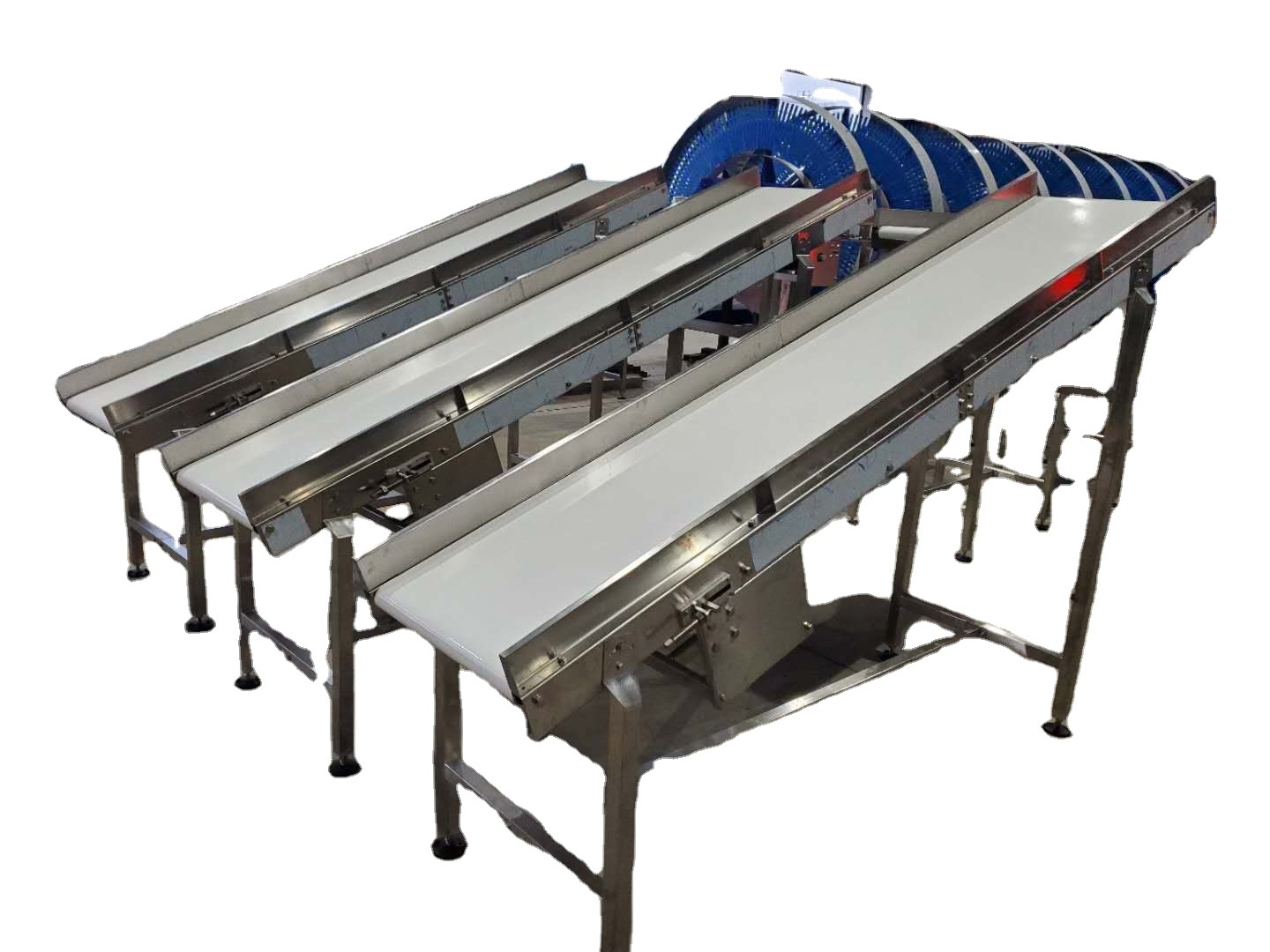 Factory Price PU Straight Belt Conveyor/Belt Conveying System