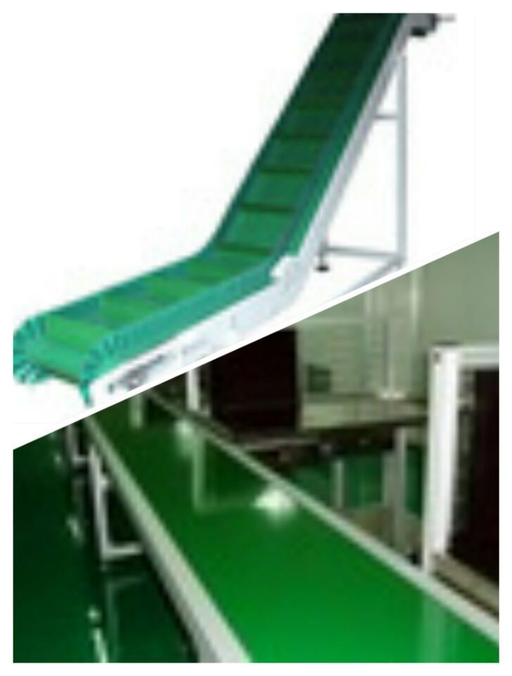 Customized PVC Green Belt Conveyor For Bulk Handling Industry