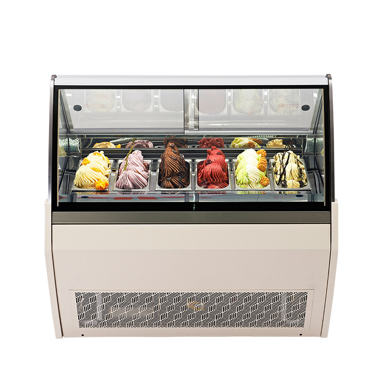 harga countertop used vintage cake ice cream display cabinet freezer for sale