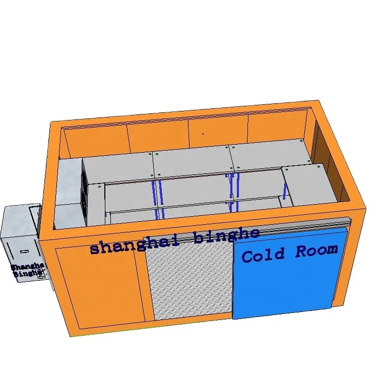 banana ripening room with pu panels, refrigeration cold storage room