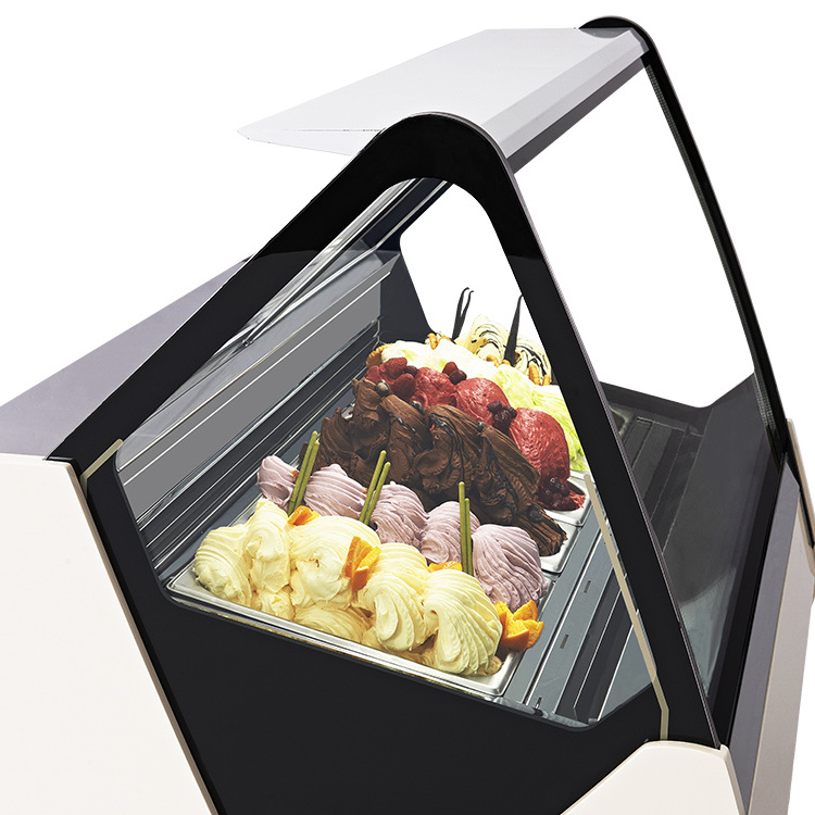 harga countertop used vintage cake ice cream display cabinet freezer for sale