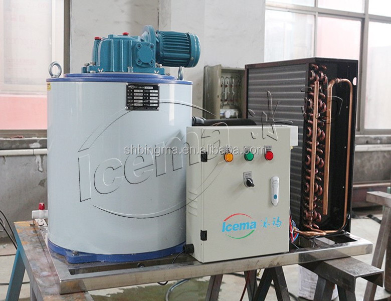 Hot Sale Commercial Flake Ice Making Machine 0.5T Per Day Snow Flake Ice Maker For Fish Food Processing