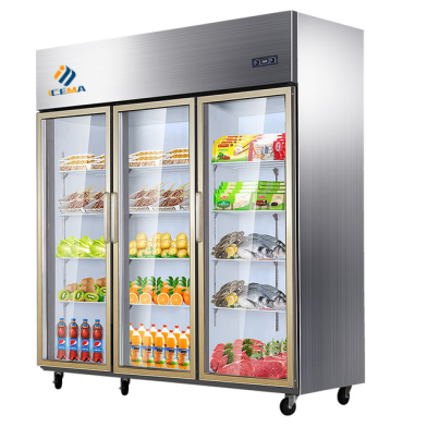 2022 Manufacturer Commercial Refrigerator 1350L Freezer and Chiller Stainless Steel Refrigerator