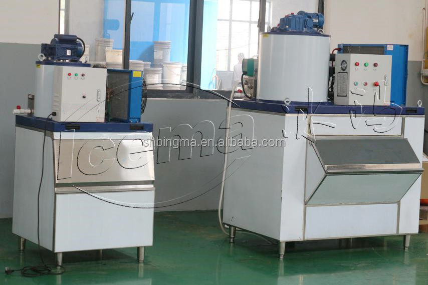 Hot Sale Commercial Flake Ice Making Machine 0.5T Per Day Snow Flake Ice Maker For Fish Food Processing