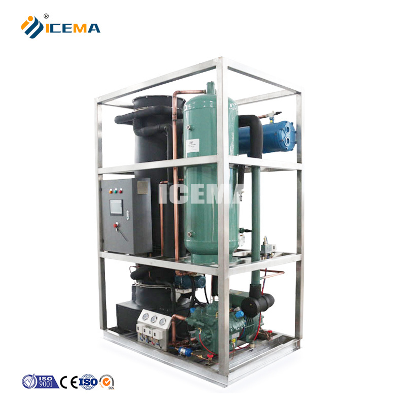 2 ton ice tube maker machine industrial ice making ice tube machine for fresh-keeping