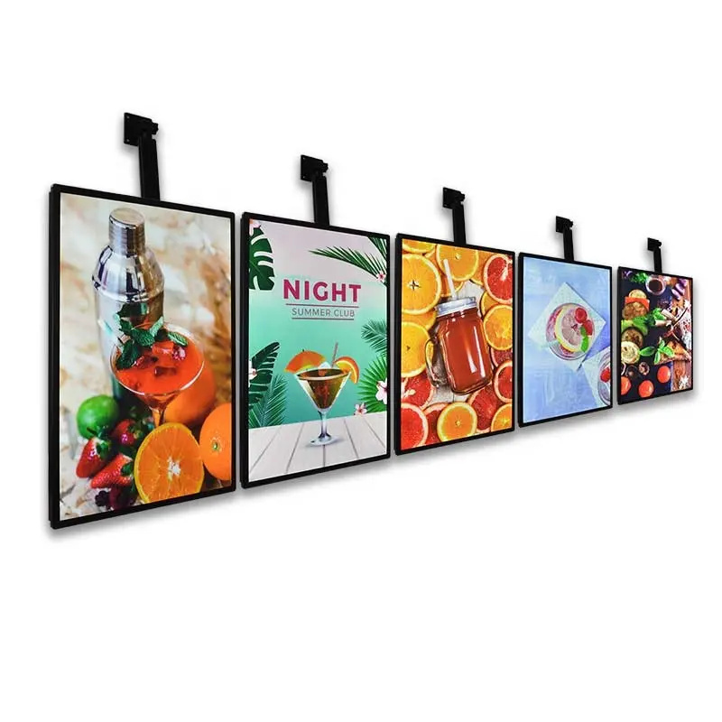 Led Menu Backlit Advertising Order Food Advertising Light Box for  restaurant Custom 12v dc light up led menu board