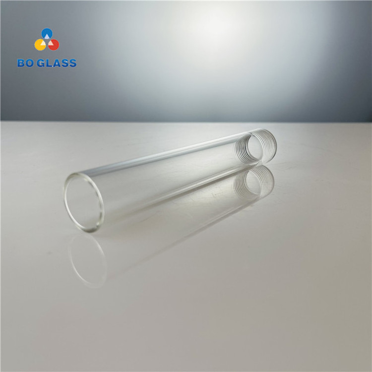 Sight Glass Pipe Lighting Use Clear Borosilicate Glass Tube With Thread