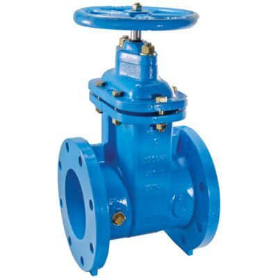 PN16 Z45X Manual Gate Valve Flange Type Soft Connection Rising Stem Slide Cast Iron Sluice Gate Valve