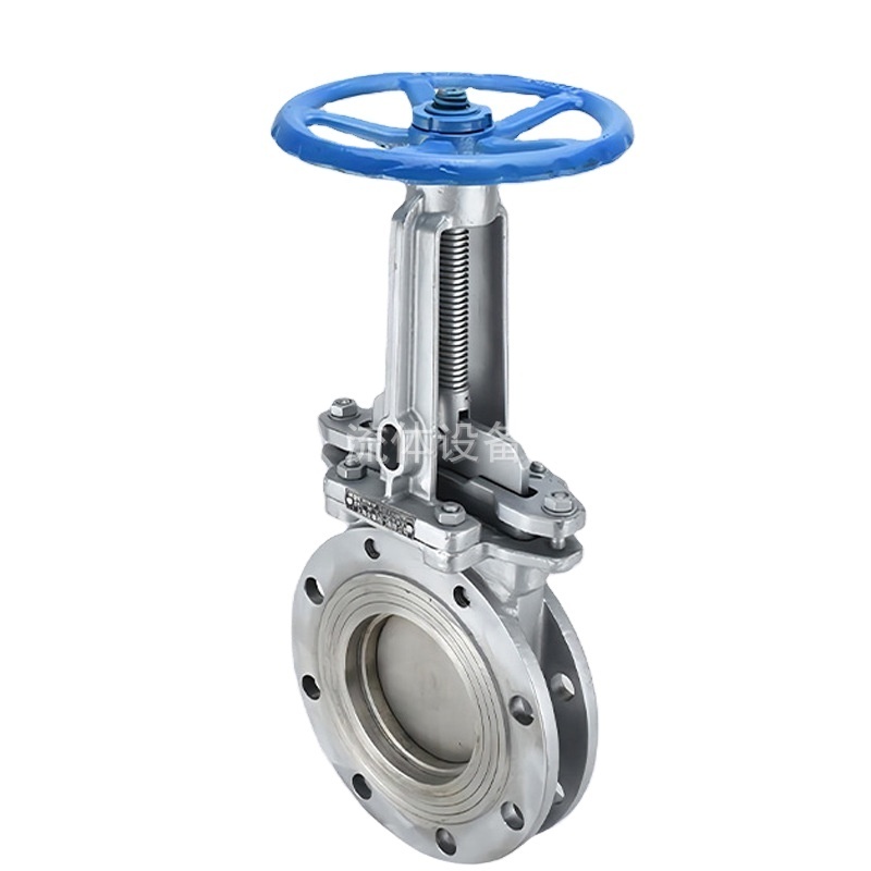 Wholesale Lug Type Knife Gate Valve  Dn100 Cast Steel WCB Flanged Manual Slurry Knife Gate Valve