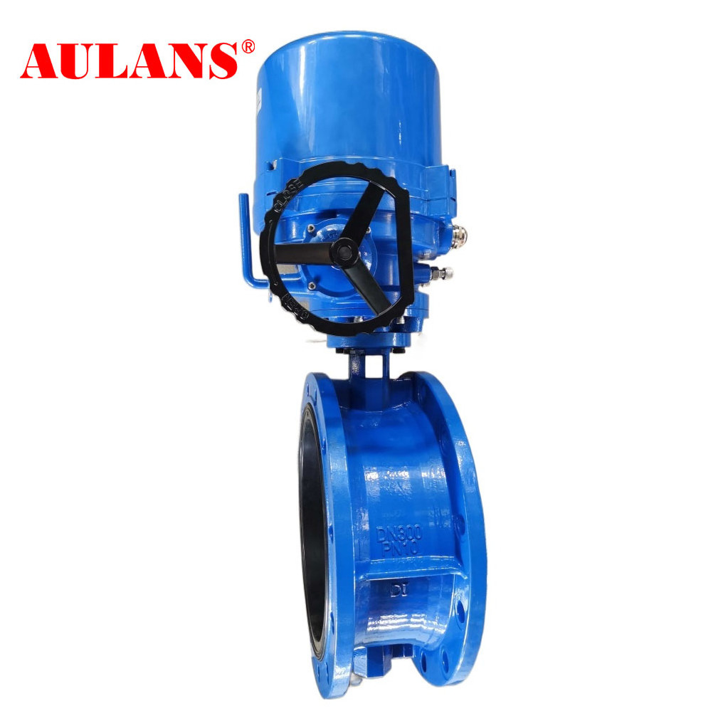 Explosion proof electric butterfly valve D941x-10/16Q flange soft seal butterfly valve DN50-DN1200