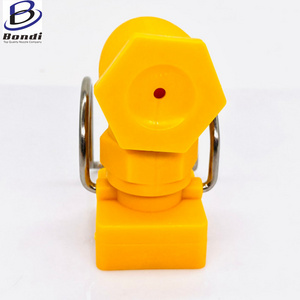 PP 90degree Corner clip type Hollow cone spray jet nozzles for Cooling Pipes