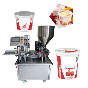 Small Manufacturing Machines Automatic Leben Yoghurt Filling Machine