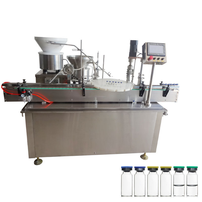 Fully Automatic 10 ML Liquid Vial Bottle Filling Capping Machine