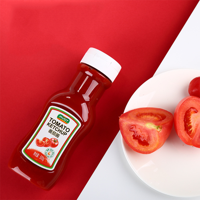 High Quality Squeeze Bottle Plastic Ketchup Bottle Salad Dressing Sauce Bottle