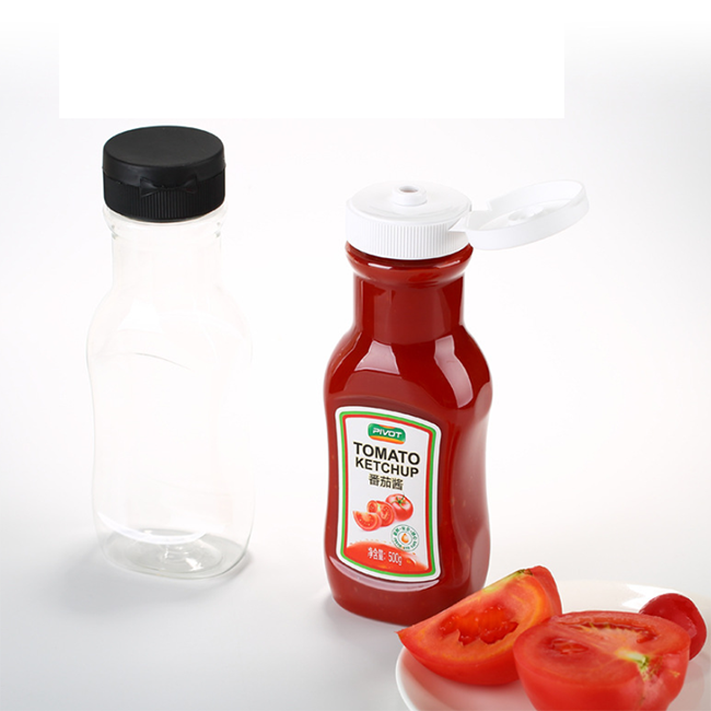 High Quality Squeeze Bottle Plastic Ketchup Bottle Salad Dressing Sauce Bottle