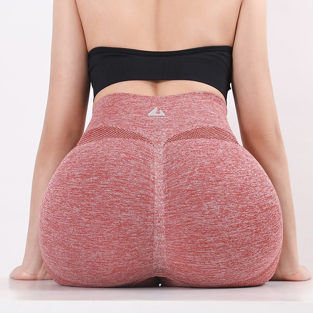 Custom Sexy Ass Womans Seamless Butt Pants Workout Gym Scrunch Butt High Waist Yoga Shorts Trainer Sport Yoga Leggings