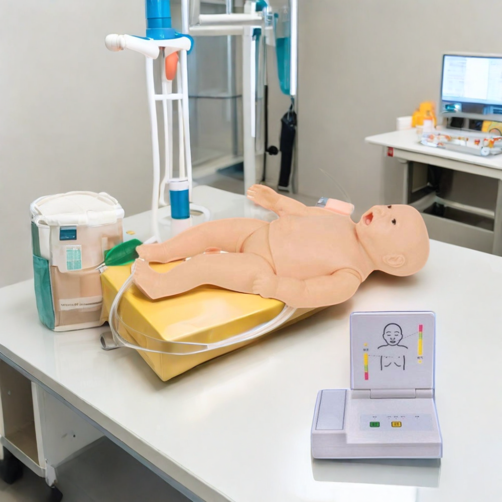 DARHMMY Advanced Neonatal Comprehensive First Aid Training Manikin with ACLS System Medical Science Product