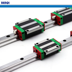 HIWIN linear guide rail with one pcs linear block HGH20CA ball bearing with high quality original HIWIN linear guideway