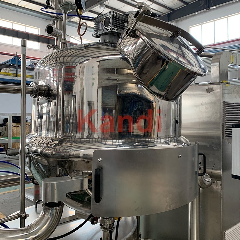 Automatic Gummy Making Machinery Juicy Soft Candy Production Machine