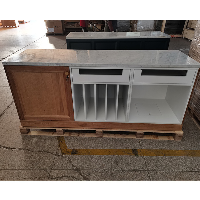 Top Quality And Good Price Cash Counter Design Durable Customer Service Counter