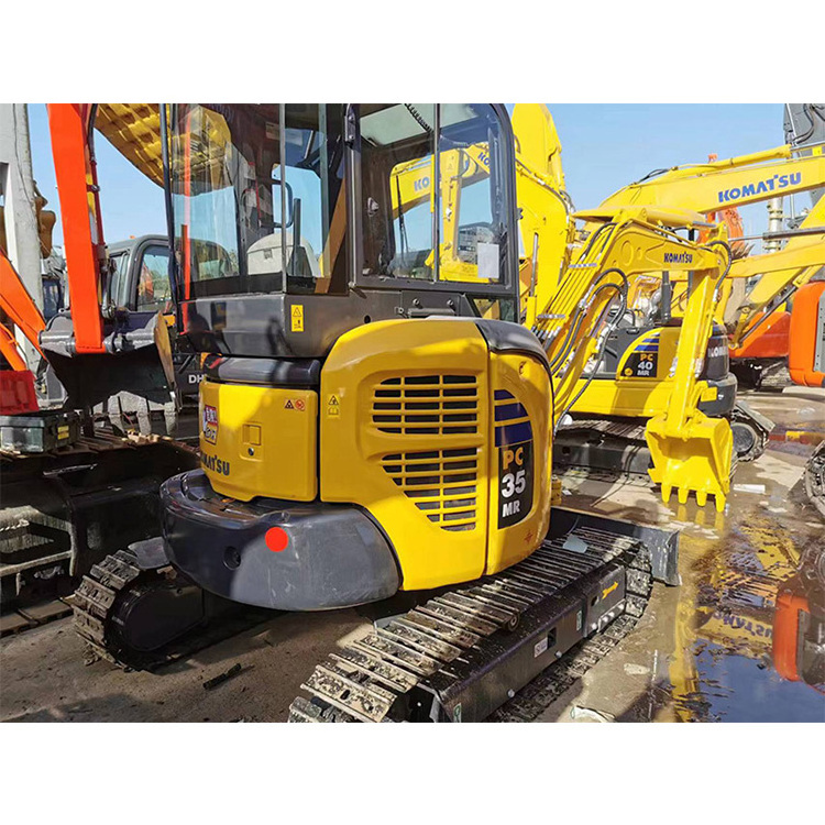 Used komatsu PC35 crawler excavator 3.5 ton price second hand pc 35 mini excavadora pc35mr-2 PC55 55 model for sale