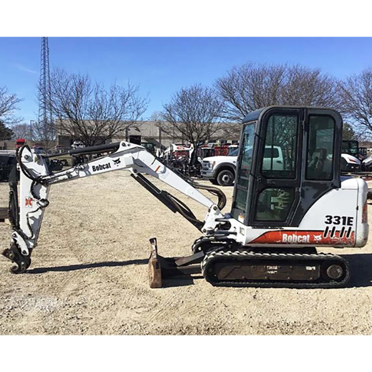 Used mini Excavator bobcat 331 Great performance from UK small digger 335 341 418 425 435 for sale