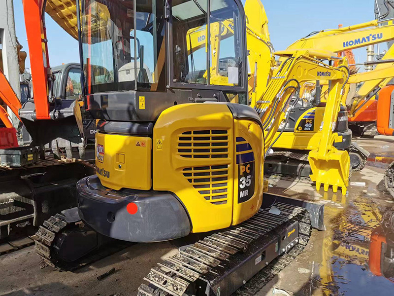 Used komatsu PC35 crawler excavator 3.5 ton price second hand pc 35 mini excavadora pc35mr-2 PC55 55 model for sale