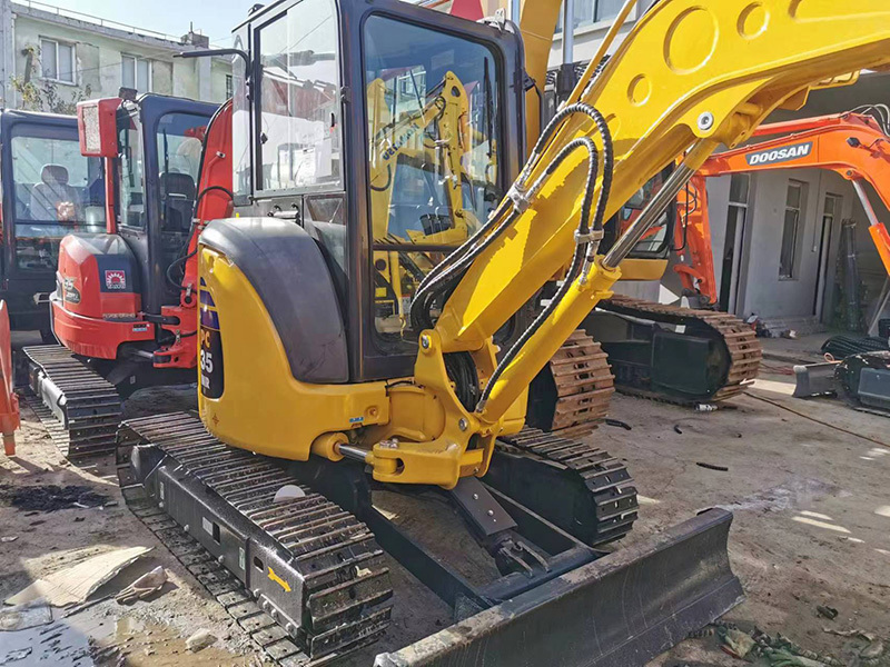 Used komatsu PC35 crawler excavator 3.5 ton price second hand pc 35 mini excavadora pc35mr-2 PC55 55 model for sale