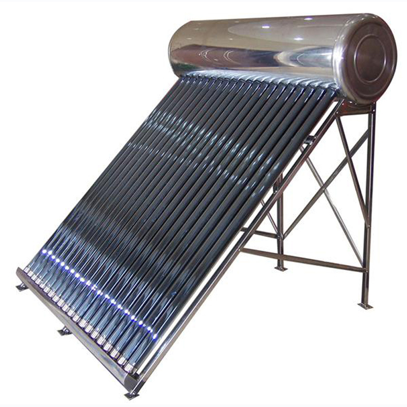 Fast delivery solar water heater 200 liters stainless steel tank Low Price Full Stainless Steel Unpressurized Solar Water Heater