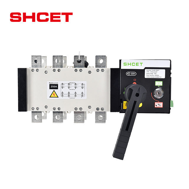 Factory Outlet AC 400V ATS Price 200 Amps 400A 600A 630A 4P Double Power Automatic Transfer Switch