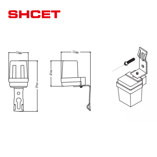 Photocell ST301 light control sensor and day night light sensor switch