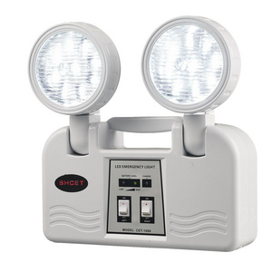 CET-1088 wholesale high quality twin emergency spot light with battery