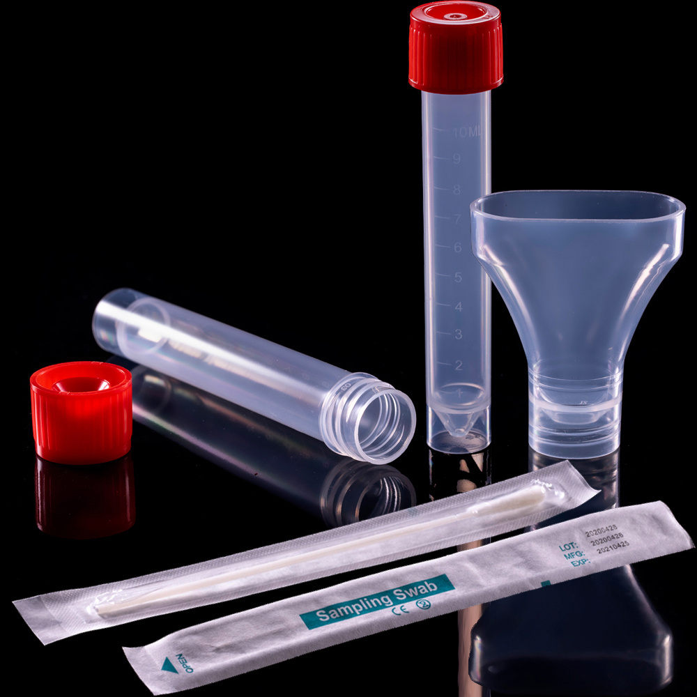 Hot selling Disposable viral transport medium tube sample collector DNA test saliva collection device kit