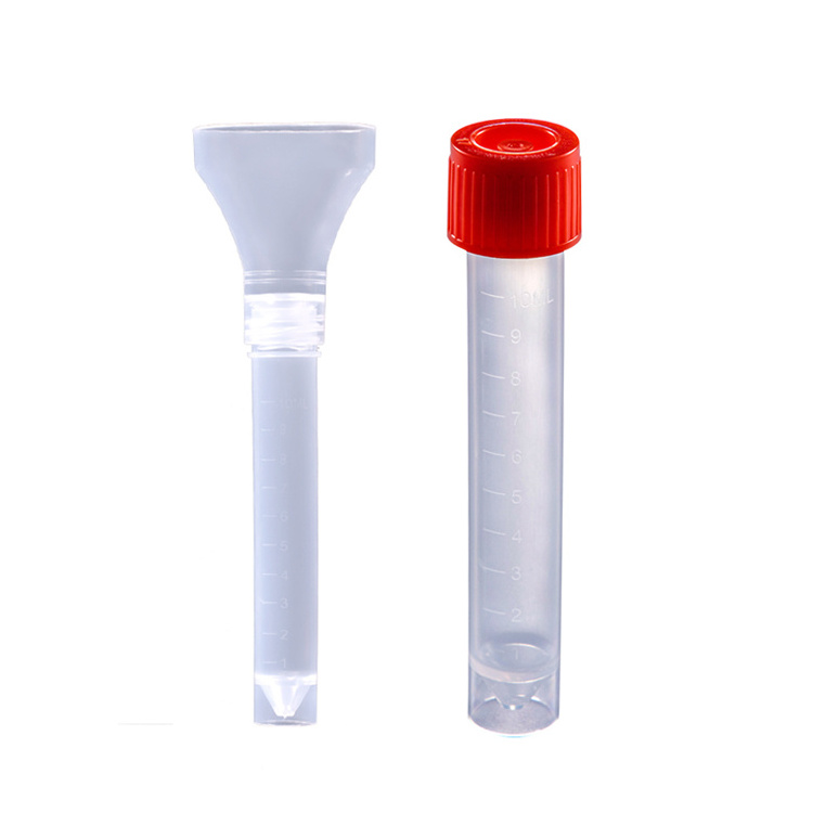 Saliva Collector Kit With Screw Funnel Disposal Integrated DNA/RNA Sample Collection Testing Kit