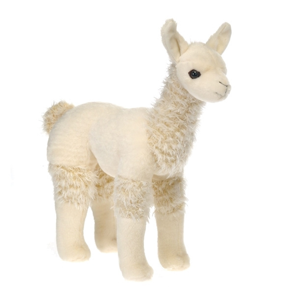 White Stuffed Goat Toys Wild Animal Plush Toys Standing Sheep Soft Doll