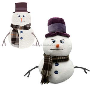 Custom Design Plush Toy Snowman Super Soft Toy Snowman Doll for Christmas Xmas Holiday