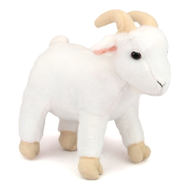 White Stuffed Goat Toys Wild Animal Plush Toys Standing Sheep Soft Doll