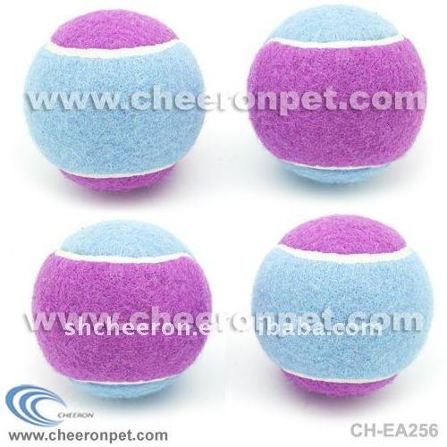 Blue and Purple Tennis Ball