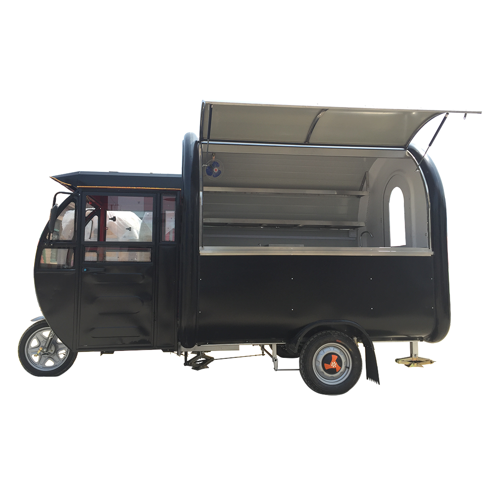 CP-G230165230 3 wheels electric food vending bike bread hamburg food van bun steamer waffle crepe food car for sale