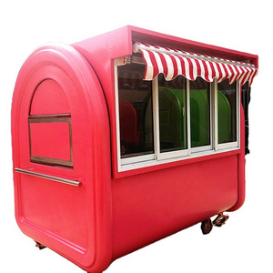 Chonpower hand push food cart vegetable fruit booth beach beverage ice cream kiosk