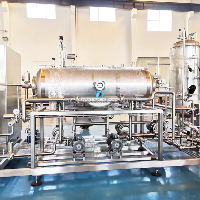 Industrial Machinery Tomato Paste Diluting Blending Mixing Vacuum Concentrate Production Line