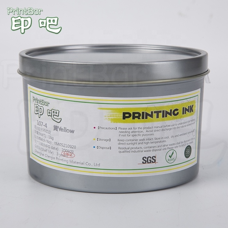 PrintBar High Gloss Quick Drying Sheet-fed Offset Printing Ink Most competitive price of offset ink