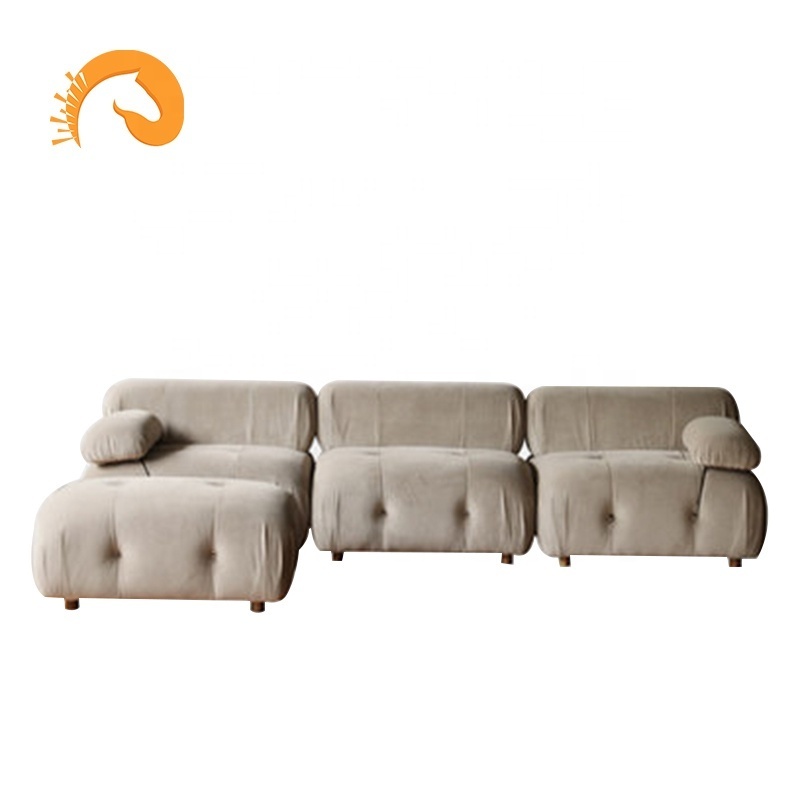 Thailand Popular Nordic Cloth Small Family Simple Modern Living Room INS Creative Module Sofa Free Combination Sofa