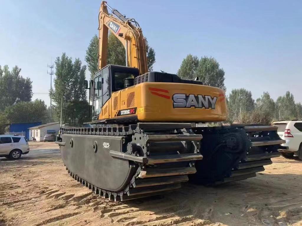 Second Hand Marsh Buggies  Used HIgh Quality Amphibious Customized Excavators Swamp Pump  in The Water