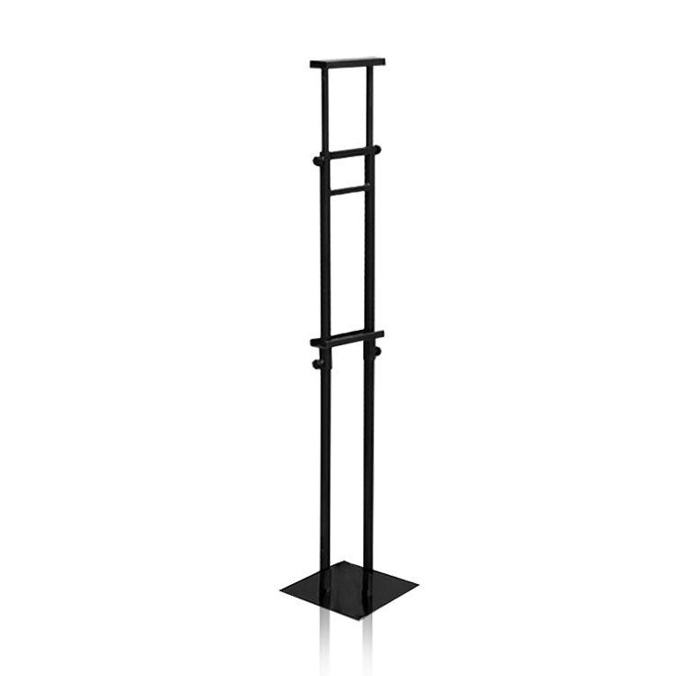 Floor Standing Poster Displays Sign Holder Adjustable Rotating Metal Poster Stand For Holding Menu