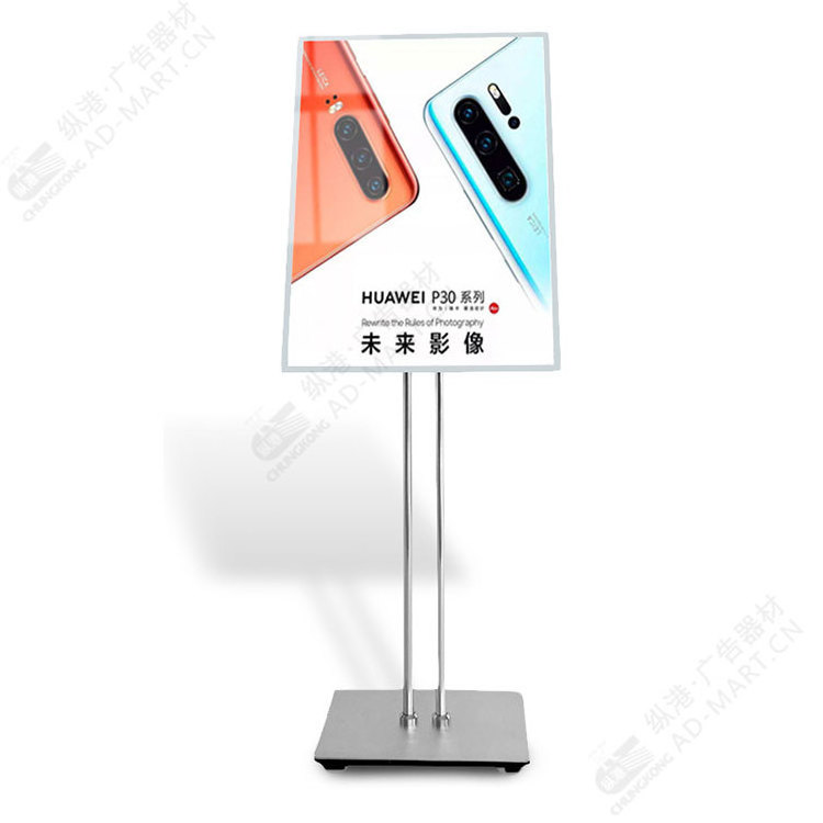 Poster Picture Frame Indoor Advertising Aluminum Snap Frame Slim LED Light Box Ultra Thin Snap Clip Poster Frame Light Box