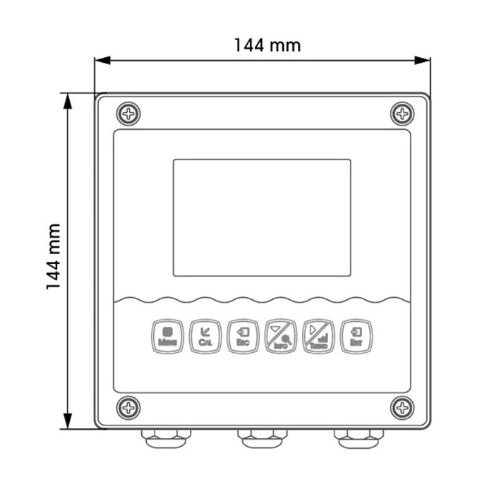 Digital aquaculture analyzer Online Polarography Type Dissolved Oxygen Meter Fish Farm Dissolved Oxygen Meter