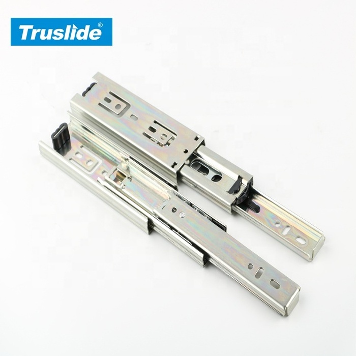 45mm Width 45kg Kitchen Accessories Full Extension Ball Bearing Drawer Slide For Furniture